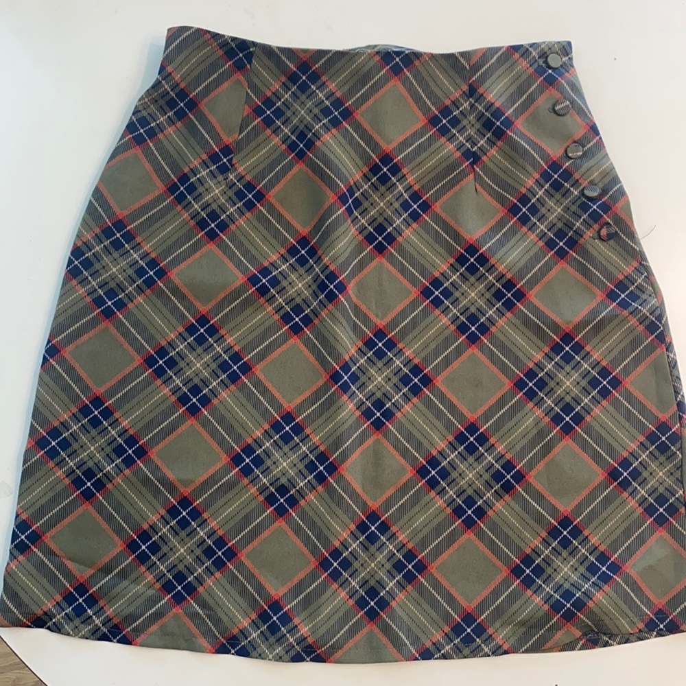 Vintage Pamela B side button skirt